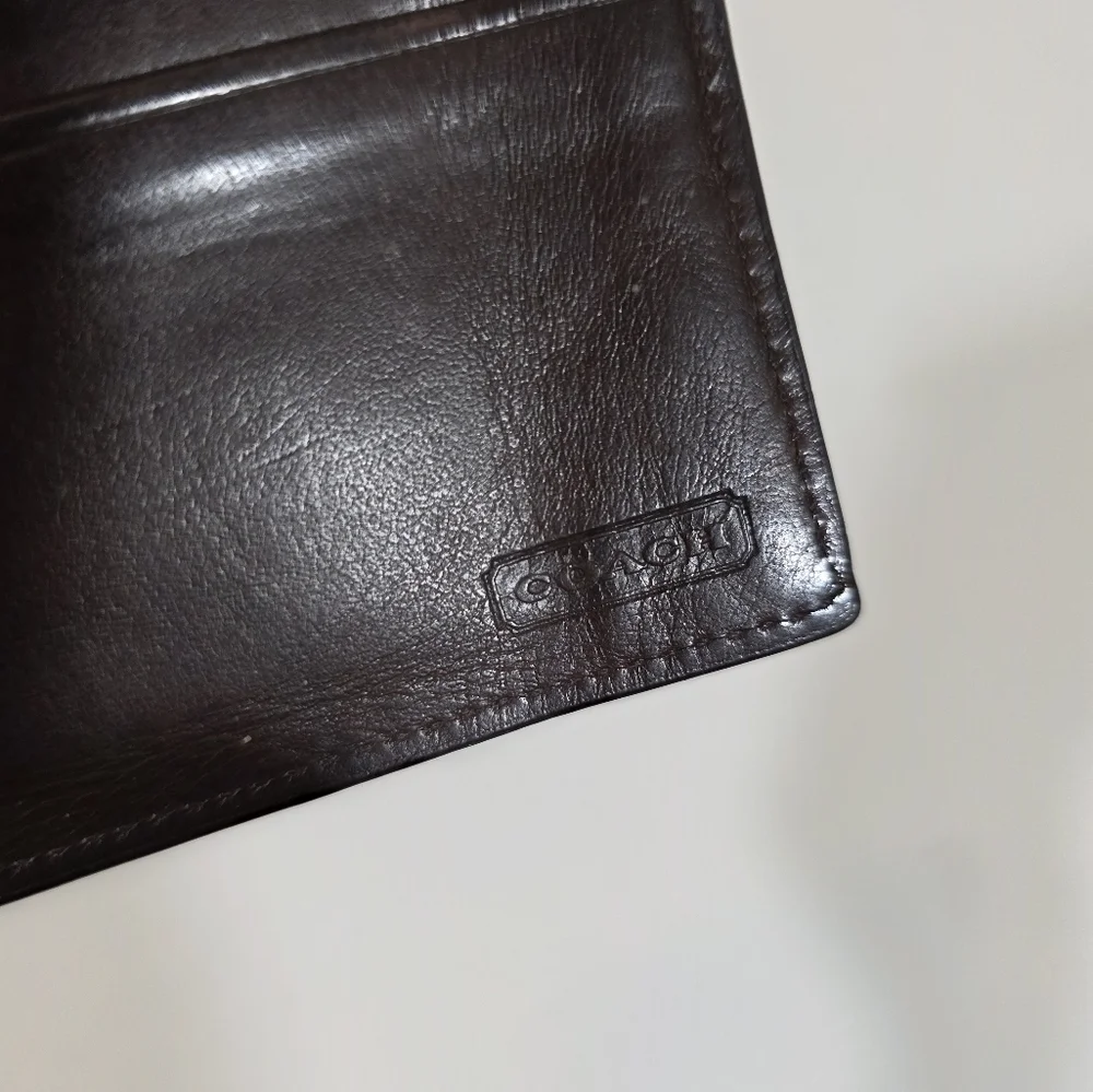 Coach Leather Men's Brown Wallet